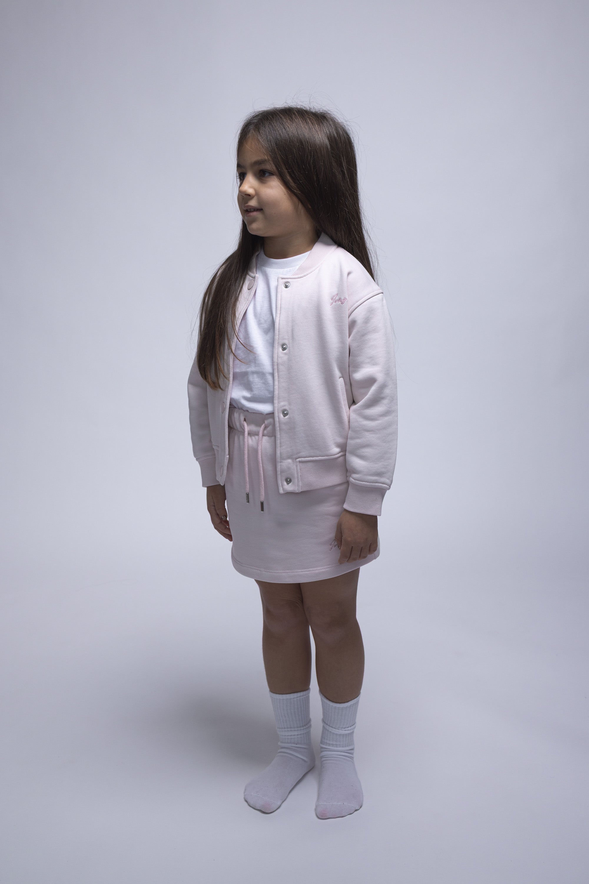 JUPE DROITE À LIENS DE SERRAGE