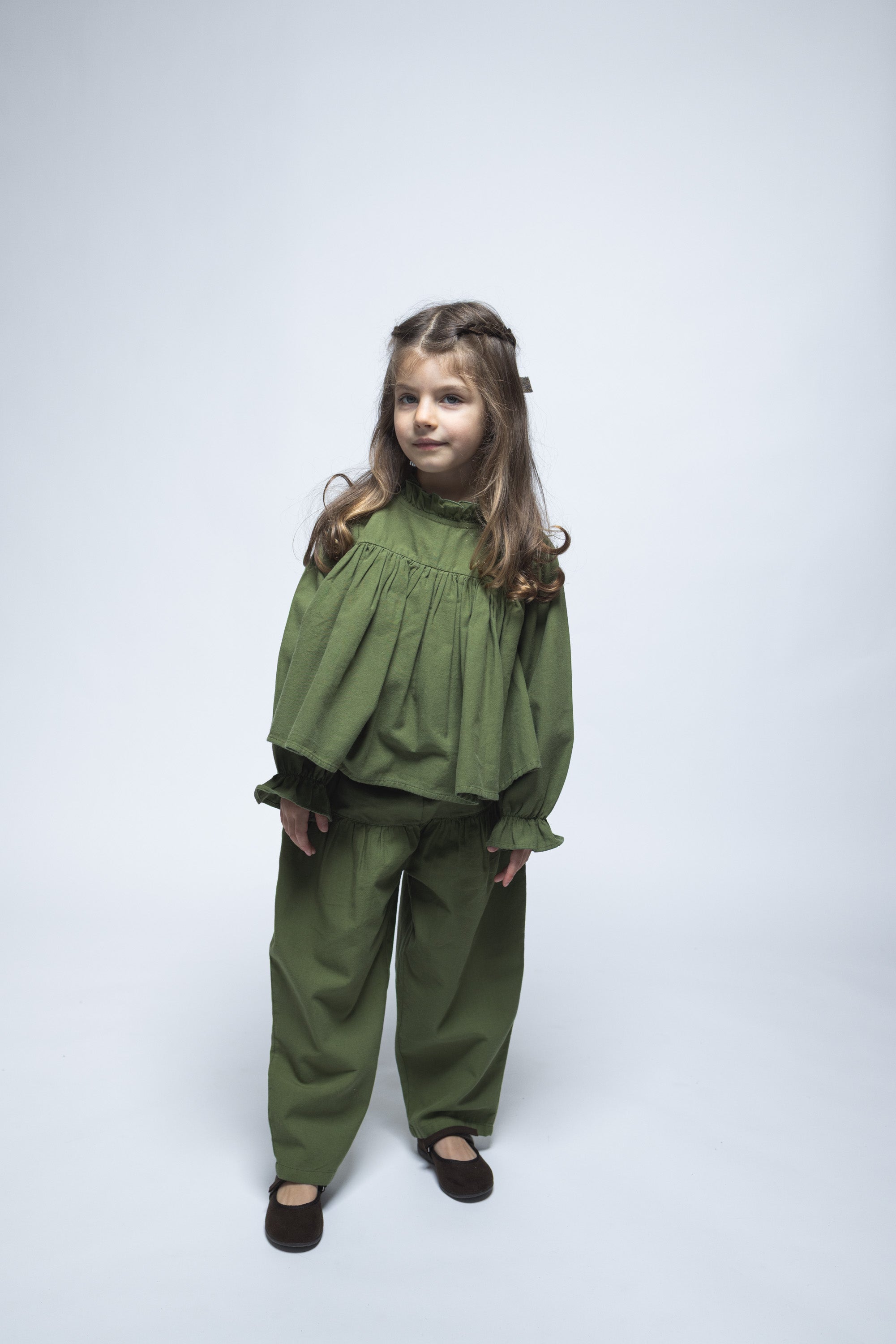BLOUSE AND PANTS SET